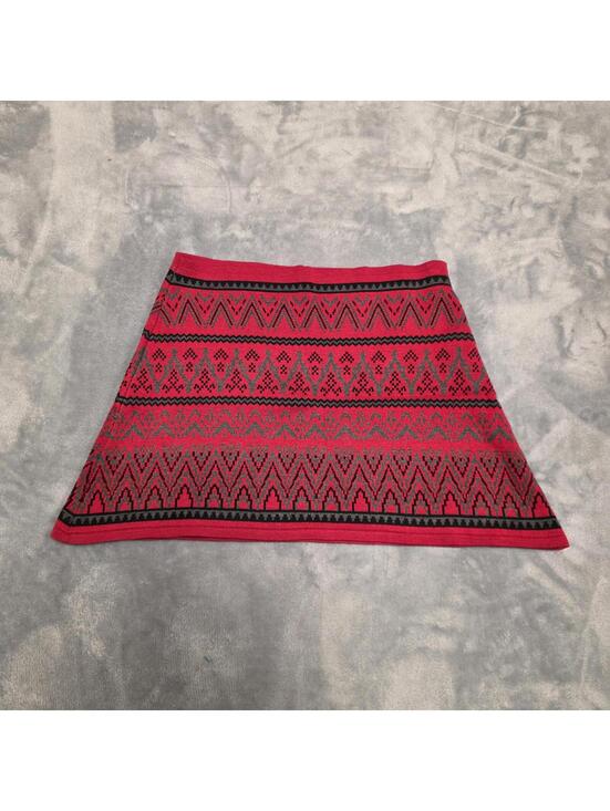 Christopher & Banks Dresses & Skirts - Christopher & Banks Red Indie Sleaze Nordic mini skirt sz Sm